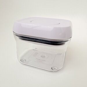 OXO Pop Container 4"x4" Square Push Button Seal Minimalist Modern Airtight